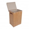 Laundry basket MAX BAMBOO 40x30xH60cm, with a lid