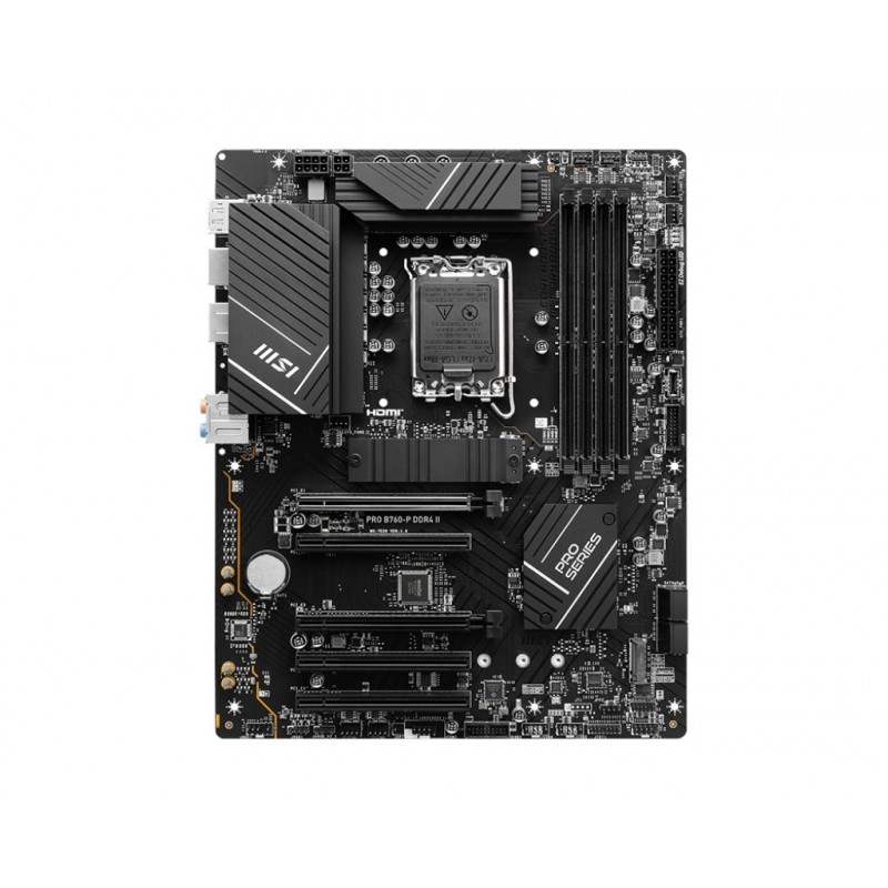 MSI PRO B760-P DDR4 II motherboard Intel B760 LGA 1700 ATX