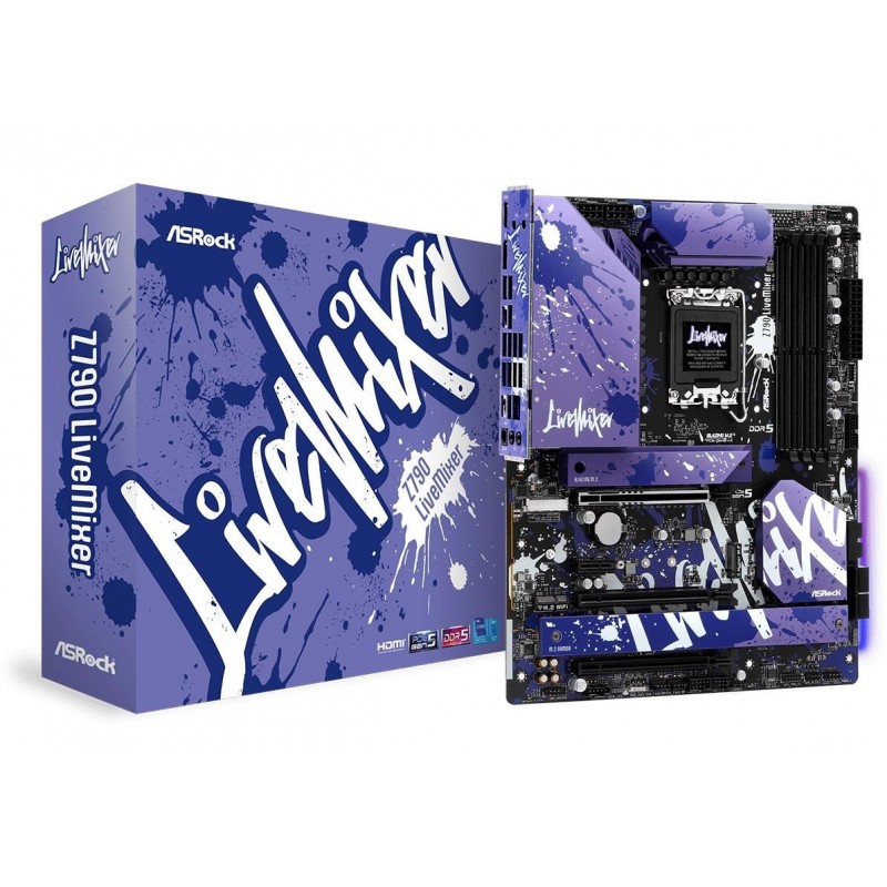 Asrock Z790 LiveMixer Intel Z790 LGA 1700 ATX