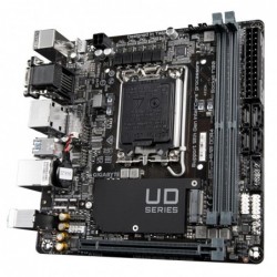 Gigabyte H610I DDR4 Motherboard - Supports Intel Core 14th CPUs, 4+1+1 Hybrid Digital VRM, up to 3200MHz DDR4 (OC),