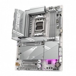 GIGABYTE X870 AORUS ELITE WIFI7 ICE Motherboard - Supports AMD Ryzen 9000 CPUs, 16+2+2 Phases Digital VRM, up to 8000MHz