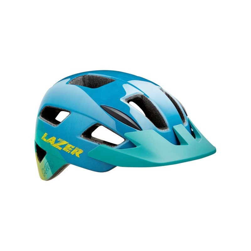 Laste jalgrattakiiver Lazer Gekko Blue Yellow 50-56cm