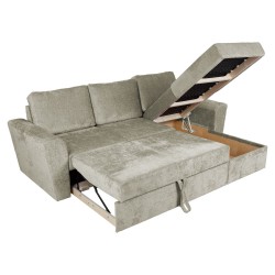 Corner sofa bed INGMAR beige