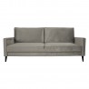 Sofa bed ANNA with storage box, beige velvet