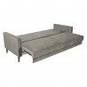 Sofa bed ANNA with storage box, beige velvet