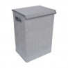 Laundry basket MAX MILO 40x30xH60cm, light grey