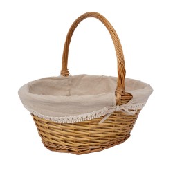 Basket MAXINE 44x35xH40cm, with a handle