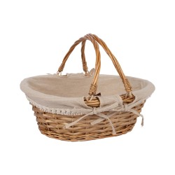 Basket MAXINE 40x31xH15cm, with 2 liftable handles