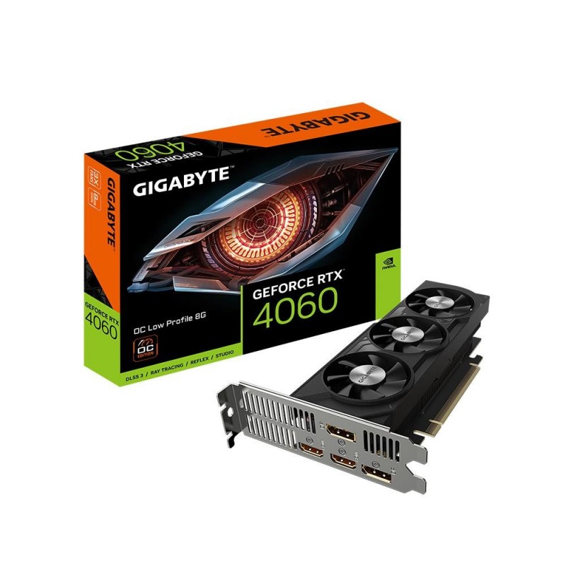 Graphics Card GIGABYTE NVIDIA GeForce RTX 4060 8 GB GDDR6 128 bit PCIE 4.0 16x GPU 2475