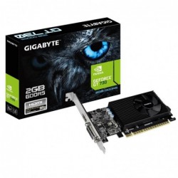 Graphics Card GIGABYTE NVIDIA GeForce GT 730 2 GB GDDR5 64 bit PCIE 2.0 8x Memory 5000 MHz GPU 902 MHz Single Slot