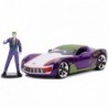 JADA Joker Car Chevy Corvette Stingray Action Figure 1:24