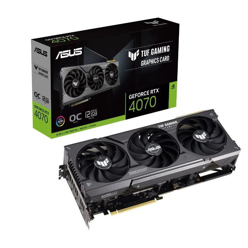 Graphics Card ASUS NVIDIA GeForce RTX 4070 12 GB GDDR6X 192 bit PCIE 4.0