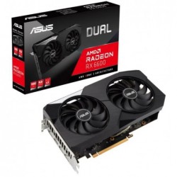 Graphics Card ASUS AMD Radeon RX 6600 8 GB GDDR6 128 bit PCIE 4.0 16x GPU 2044 MHz Two and Half Slot