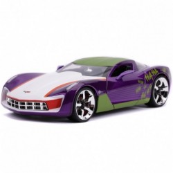 JADA Joker Car Chevy Corvette Stingray Action Figure 1:24