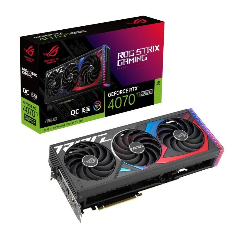 Graphics Card ASUS NVIDIA GeForce RTX 4070 Ti SUPER 16 GB GDDR6X 256 bit PCIE 4.0