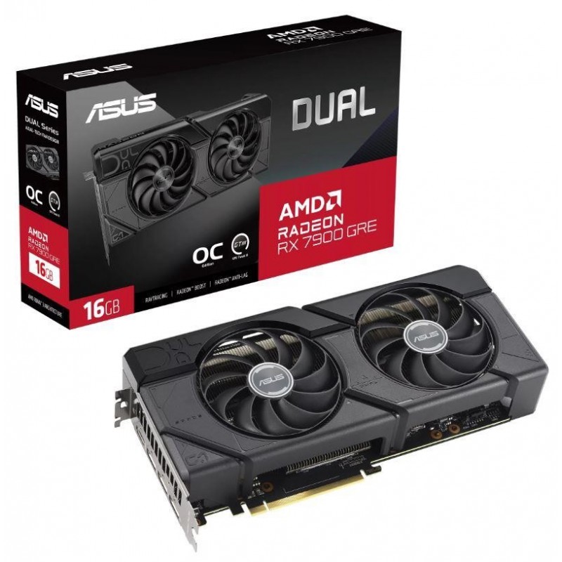 Graphics Card ASUS AMD Radeon RX 7900 GRE 16 GB GDDR6 256 bit PCIE 4.0 16x Two and Half Slot