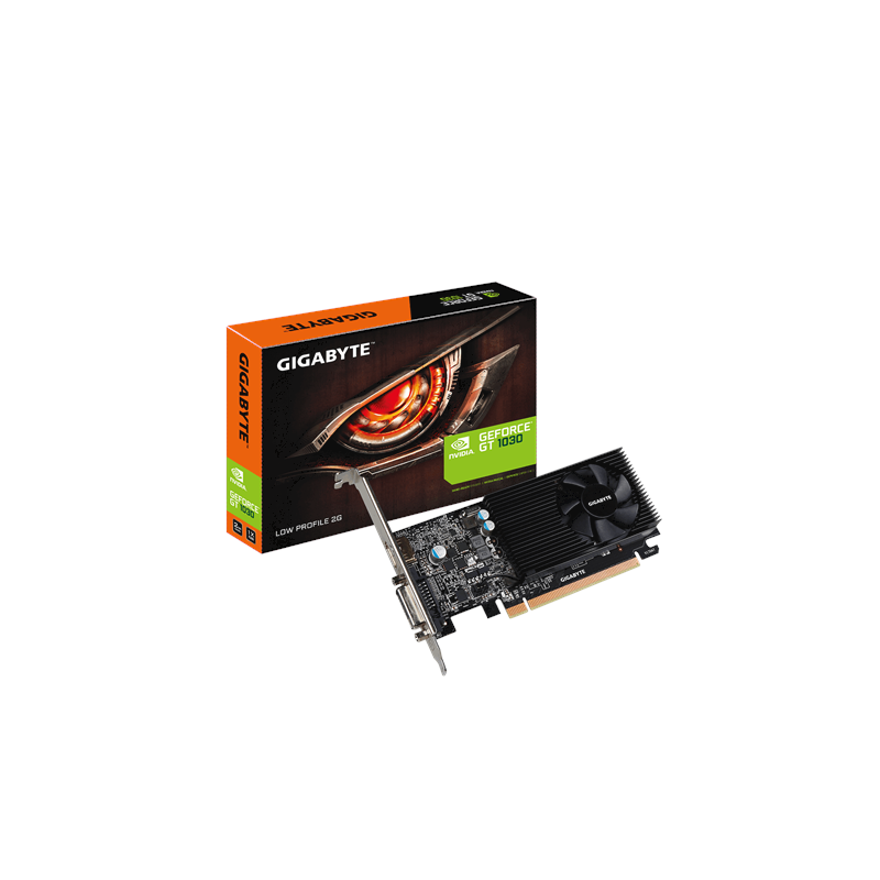 Gigabyte NVIDIA 2 GB GeForce GT 1030 GDDR5 Cooling type Active DVI-D ports quantity 1 HDMI ports quantity