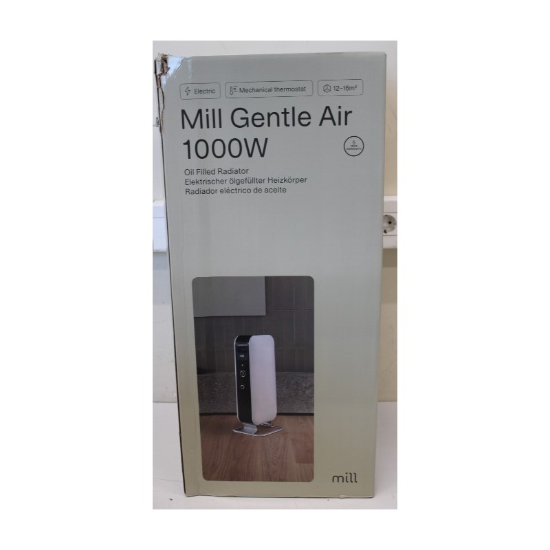 SALE OUT.  Mill Heater AB-H1000MEC Oil Filled Radiator 1000 W Number of power levels 3 Suitable for rooms