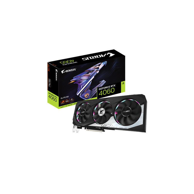 Gigabyte GV-N4060AORUS E-8GD 1.0 NVIDIA 8 GB GeForce RTX 4060 GDDR6 HDMI ports quantity 2 PCI-E 4.0 |