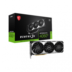 MSI GeForce RTX 4060 Ti VENTUS 3X 16G OC NVIDIA 16 GB GeForce RTX 4060 Ti GDDR6 HDMI ports quantity 1 PCI