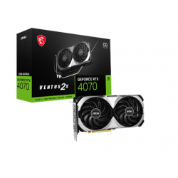 MSI GeForce RTX 4070 VENTUS 2X 12G OC NVIDIA 12 GB GeForce RTX 4070 GDDR6X HDMI ports quantity 1 PCI