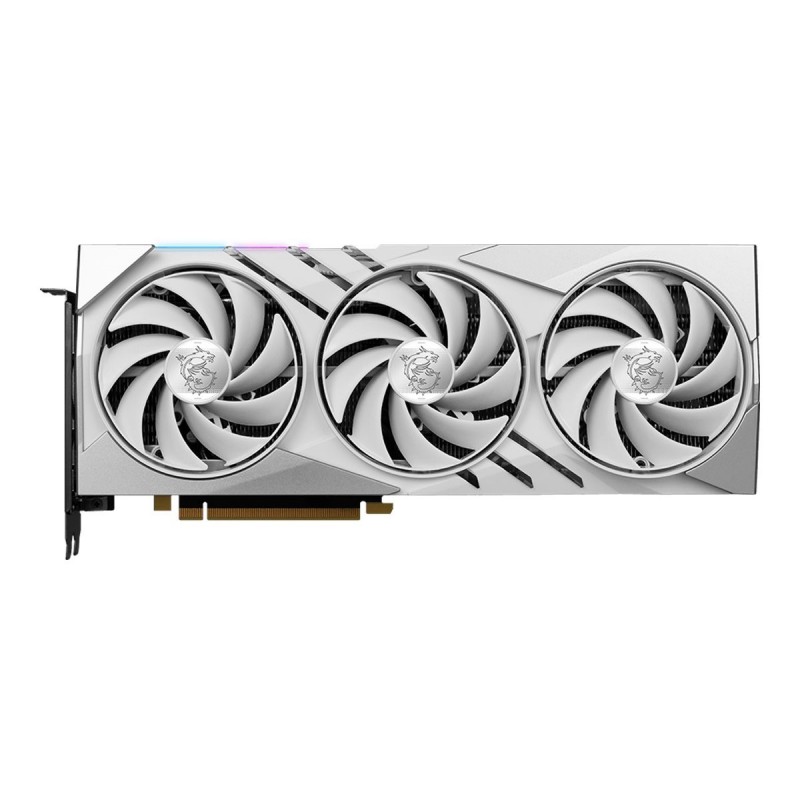 MSI GeForce RTX 4070 Ti SUPER 16G GAMING X SLIM WHITE NVIDIA 16 GB GeForce RTX 4070 Ti SUPER GDDR6X HDMI