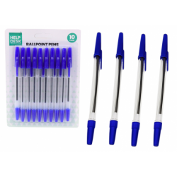 Classic Blue Pen Set 10 Pcs