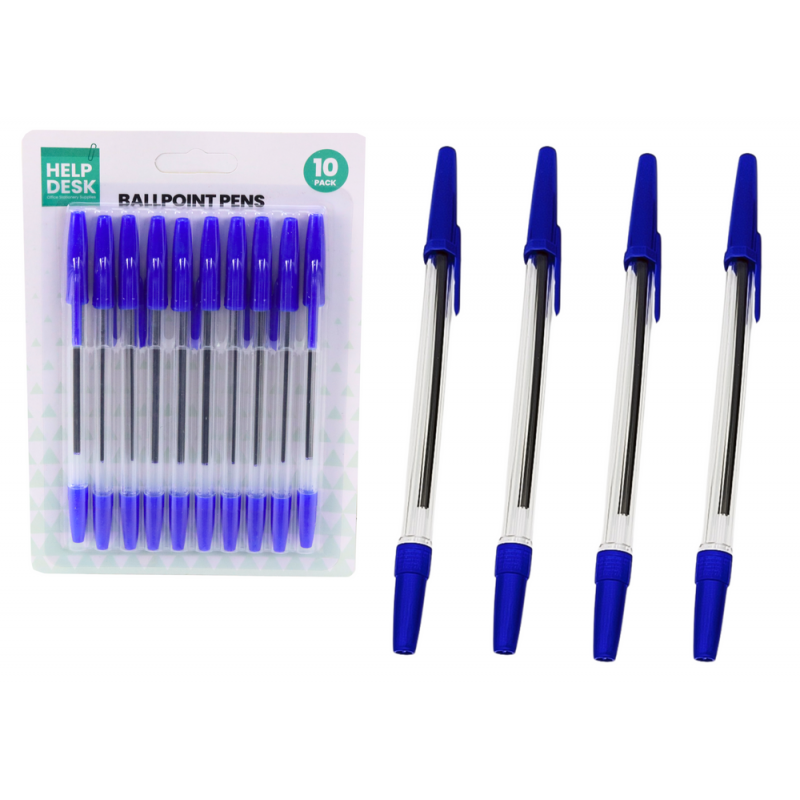 Classic Blue Pen Set 10 Pcs