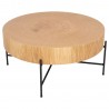 Coffee table CASTINO D75xH36cm, oak