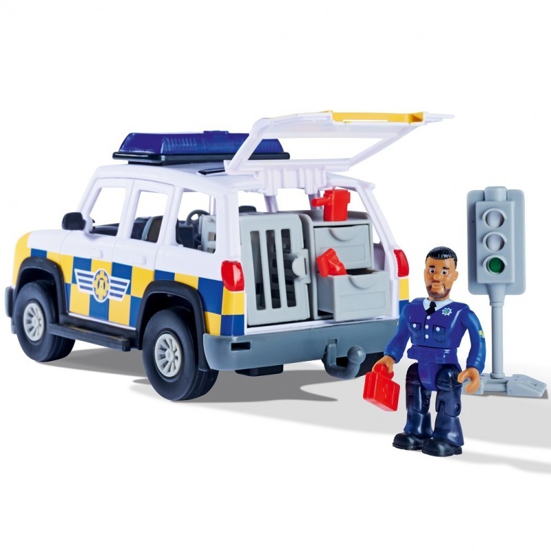 Simba Toys - Auto Polizia cm 19 con Poliziotto Malcom - Su