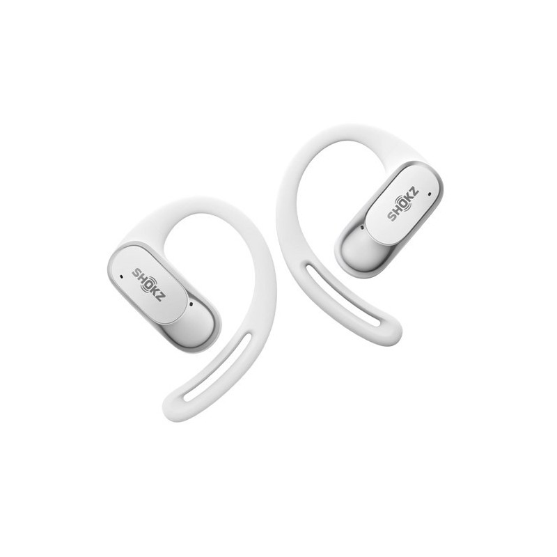 SHOKZ OpenFit Air, weiss Headset Wireless Ear-hook Calls/Music/Sport/Everyday Bluetooth White