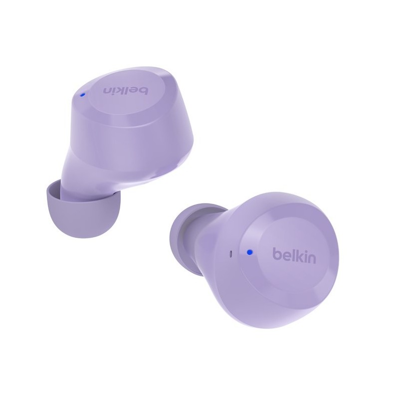 Belkin SoundForm Bolt Headset Wireless In-ear Calls/Music/Sport/Everyday Bluetooth Lavender