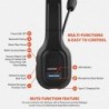 Audiocore 74452 Bluetooth Headset Headphone Noise Reuction Microphone Call CenterGoogle Siri Office Wireless