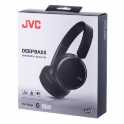 JVC HA-S36W Headphones Wireless Head-band Calls/Music Bluetooth Black