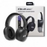 Qoltec 50851 Wireless Headphones with microphone Super Bass Dynamic BT Black