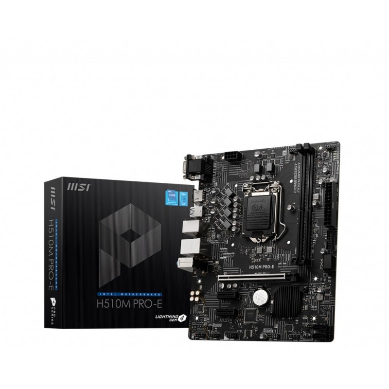 MSI H510M PRO-E motherboard Intel H510 LGA 1200 (Socket H5) micro ATX