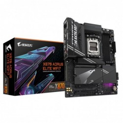 GIGABYTE X870 AORUS ELITE WIFI7 Motherboard - Supports AMD Ryzen 9000 CPUs, 16+2+2 phases VRM, up to 8000MHz DDR5 (OC),