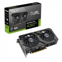 ASUS Dual -RTX4060TI-16G-EVO NVIDIA GeForce RTX 4060 Ti 16 GB GDDR6