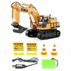 WOOPIE Large Remote Excavator Tracked 7 Functions Sound + Acc.