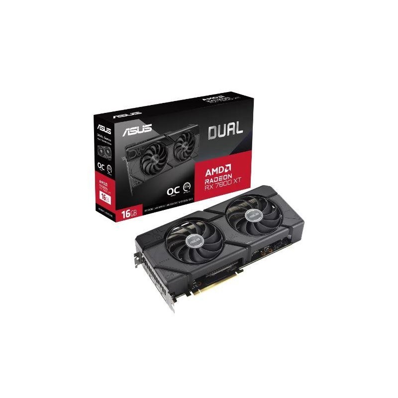 Graphics Card ASUS AMD Radeon RX 7800 XT 16 GB GDDR6 256 bit PCIE 4.0 16x Dual Slot