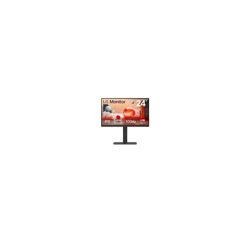 LCD Monitor LG 23.8" Business Panel IPS 1920x1080 16:9 100 Hz 5 ms Swivel Pivot Height adjustable Tilt 24BA650-B