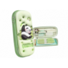 Green Panda Stiffened School Pencil Case