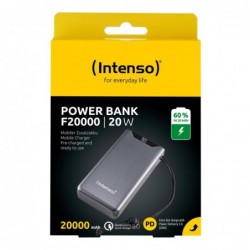 INTENSO POWER BANK USB 20000MAH QC3.0/GREY F20000 7332054