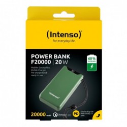 INTENSO POWER BANK USB 20000MAH QC3.0/GREEN F20000 7332057