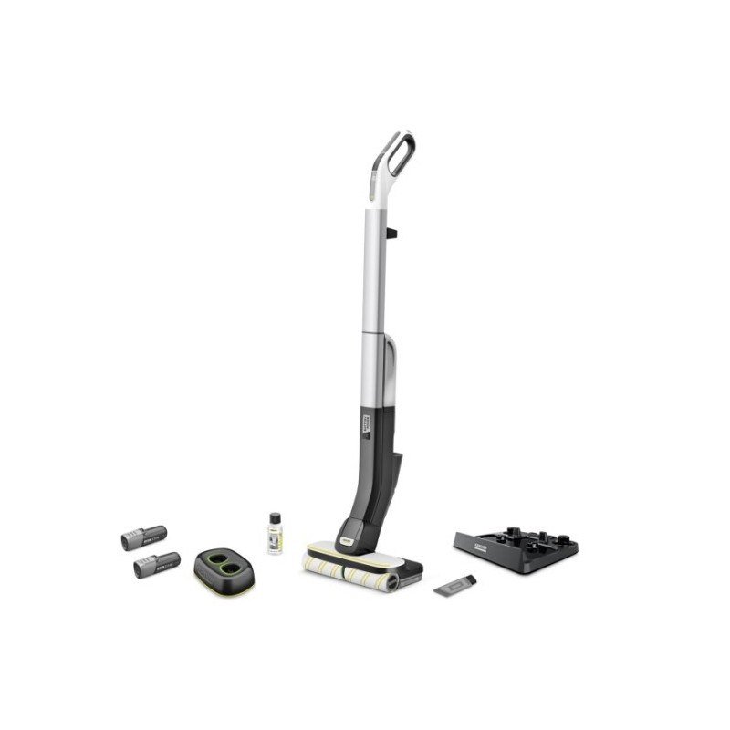 Kärcher FC 4-4 Stick vacuum Battery Dry&wet Bagless Black, Grey 2.5 Ah