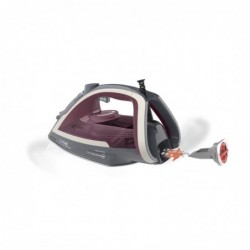 Tefal Ultragliss Anti-Calc Plus FV6840 Steam iron 2800 W Purple, Silver