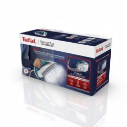 Tefal EasyGliss Plus FV5718 iron Dry & Steam iron Durilium soleplate 2400 W Turquoise, White