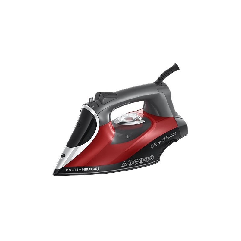 Russell Hobbs 25090-56 iron Dry & Steam iron Ceramic soleplate 2600 W Black, Grey, Red