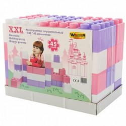 Розовый набор блоков XXL 45...