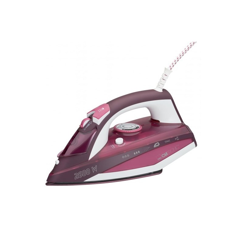 Clatronic DB 3705 Steam iron Ceramic soleplate 2600 W Rose